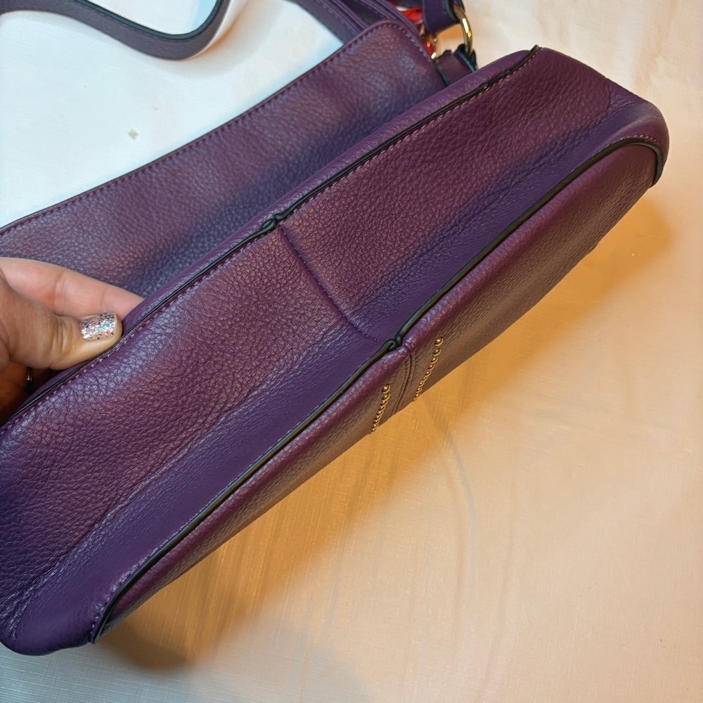 Montana West Elegant Plum Purple Shoulder Bag - Picture 9 of 10